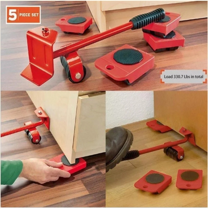 Heavy duty furniture mover tool by HS Carts Shop, featuring durable wheels and handles for easy heavy furniture transportation.