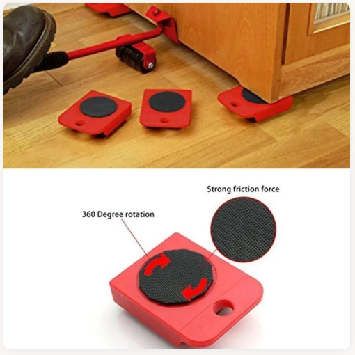 Heavy duty furniture mover tool from HS Carts Shop, designed for easy lifting and moving heavy furniture securely.