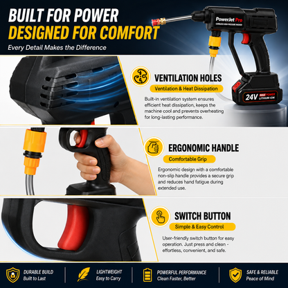 PowerJet Pro Cordless High-Pressure Washer