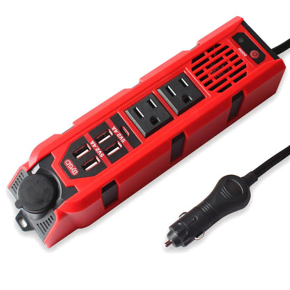 Bloom Mart BYGD portable power inverter shown with compact design and multiple outlet ports for portable electricity supply