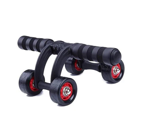 Two-wheel hand pusher from LORDEX Fitness with sturdy handles and compact design for effective workout exercises.