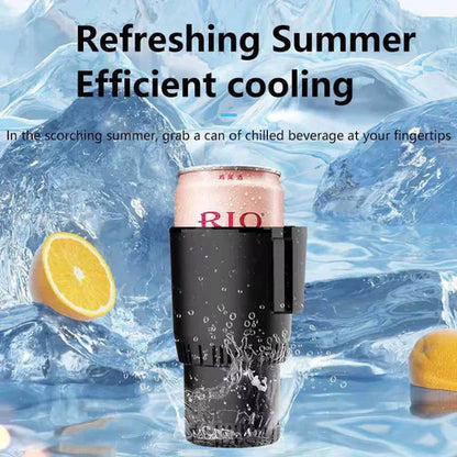 Smart Car Cup Warmer from My Store, compact device in a car cup holder, designed to keep beverages warm during travel.