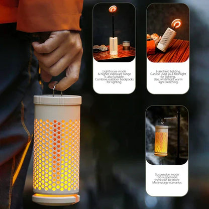 Telescopic camping light from My Store, adjustable extendable LED lantern for outdoor camping and hiking illumination.