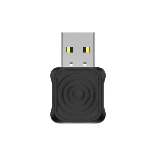 Wireless Car Play adapter by My Store, compact device connecting smartphones to car infotainment systems for seamless wireless connectivity.